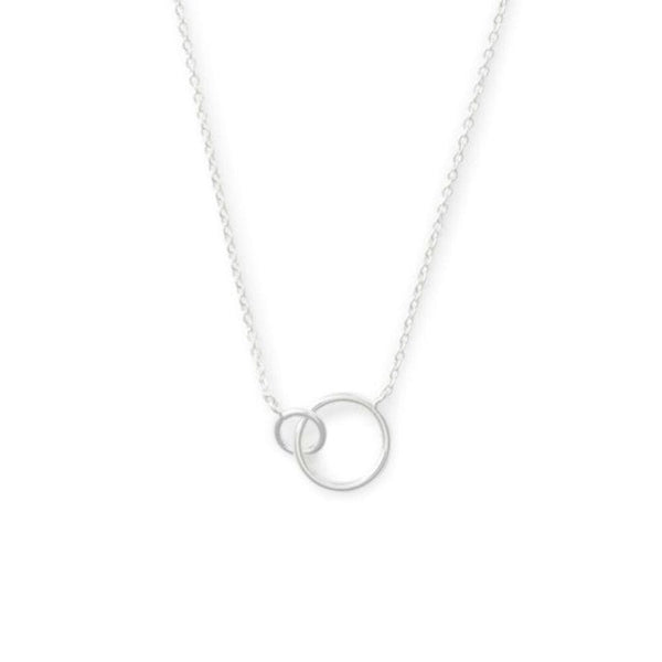 Silver charm necklace