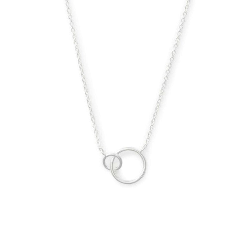 Silver charm necklace