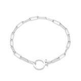 Silver link bracelet