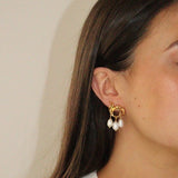 Mignonne Gavigan White Gold Allegra Studs Earrings