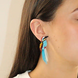 Mignonne Gavigan Turquoise Piccola Hummingbird Earrings