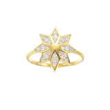 Zoe & Morgan White Diamond Lakshmi Ring