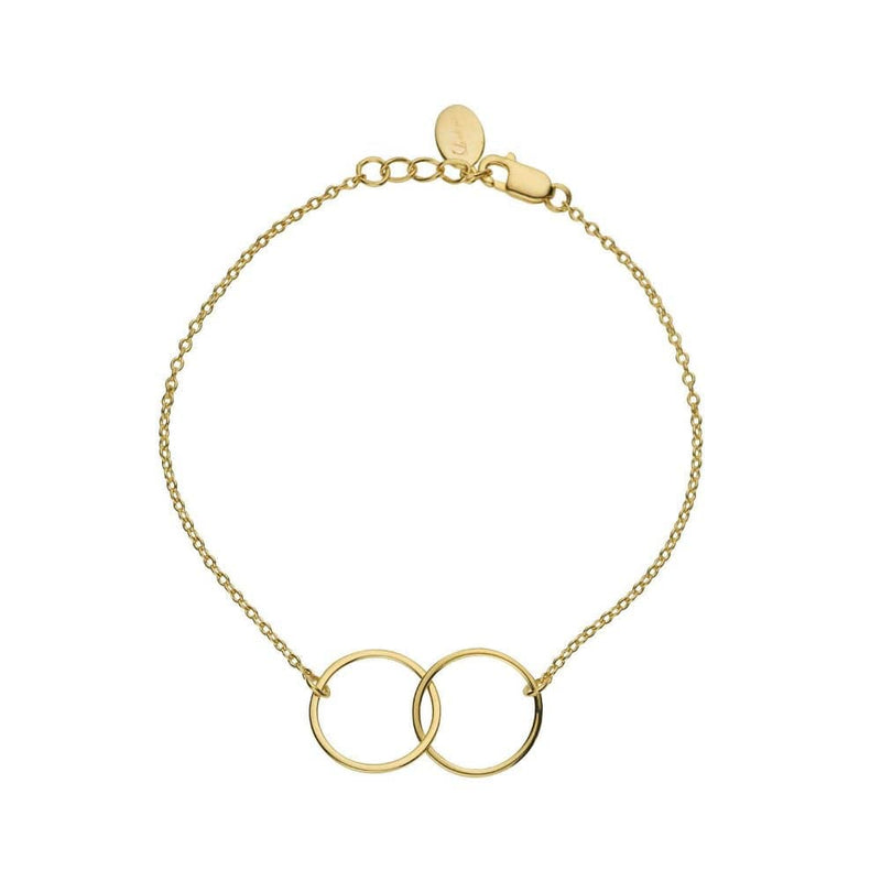 Loulerie Interlinking Circle Bracelet | 9k Gold Plating