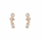 Loulerie Mixed Diamond Studs