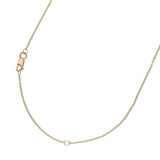 Loulerie 9k Gold Adjustable Necklace | Product Image Close Up