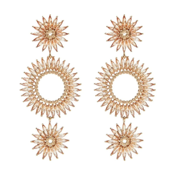 Mignonne gavigan rose champagne earrings hotsell