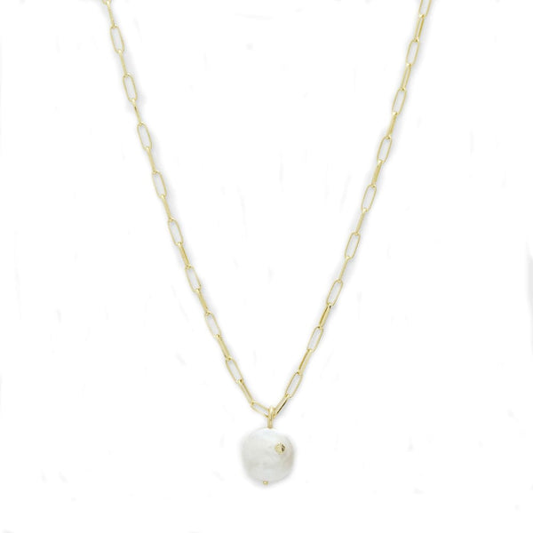 Gorjana Reese Pearl Necklace Gorjana Reese Pearl Necklace | 18K Gold Plate | Product Image