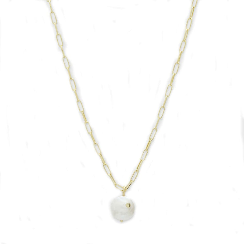 Gorjana Reese Pearl Necklace Gorjana Reese Pearl Necklace | 18K Gold Plate | Product Image