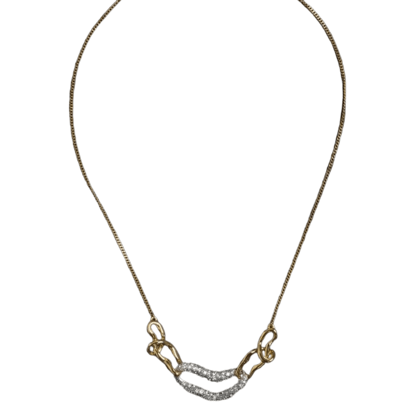 Shop Alexis Bittar Solanales Small Link Necklace | Product Image