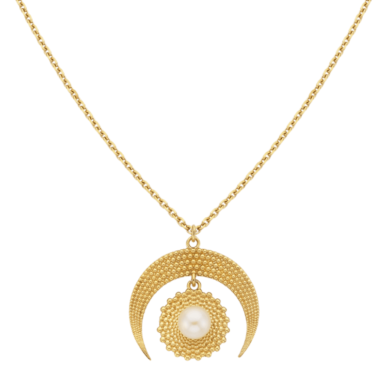 Gold plated gold necklace