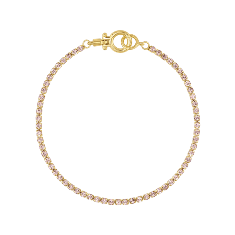 Shop Gorjana Gold Lexi Bracelet (Blush) | 18k gold plating | Product Image