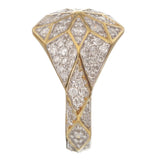 Zoe & Morgan Venus Star 9k Gold Diamond Ring 