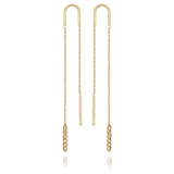 Perle de Lune Disco Long Earrings | 18K Yellow Gold | Long Earrings 