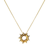 Shop Misho Sun Stud Pendant | 22k gold plating | Product Image