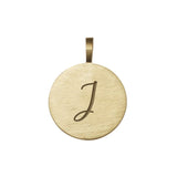 Loulerie 9k Gold Individual Initial Disc (11mm)