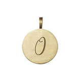 Loulerie 9k Gold Individual Initial Disc (11mm)