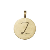 Loulerie 9k Gold Individual Initial Disc (11mm)